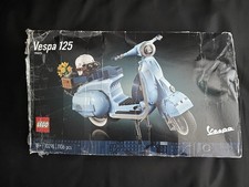 LEGO Icons 10298 Vespa 125 | Half Built Half Sealed | Complete | Retired Set