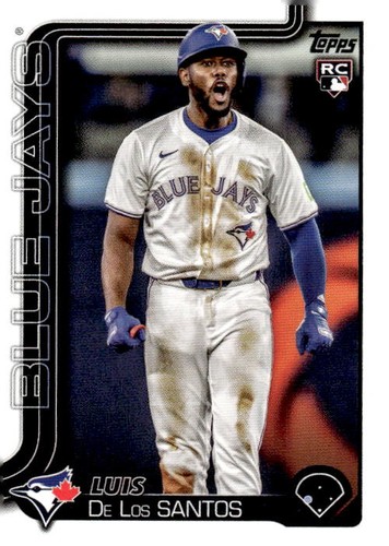 Luis De Los Santos 2025 Topps Baseball (Series One) - RC #13 - Toronto Blue Jays - Picture 1 of 2
