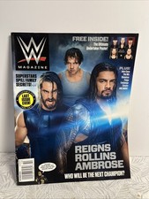 Seth Rollins, Roman Reigns, & Dean Ambrose WWE Wrestling Magazine October 2014