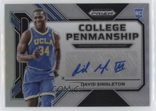 2023 Panini Prizm Draft Picks College Penmanship Silver David Singleton Auto 5b1