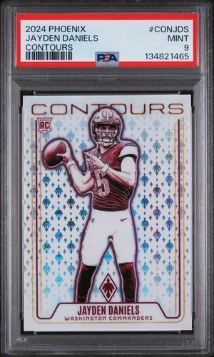 2024 PANINI PHOENIX CONTOURS #CONJDS JAYDEN DANIELS PSA 9