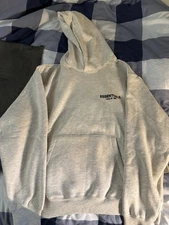 Essentials Hoodie Light Oatmeal Size Large