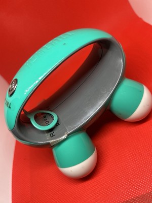 handheld vibrating massager HoMedics Quatro Mini Hand Held Massager Vibrating Massage Battery Powered  Teal