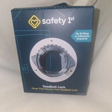 Safety 1st Secure Mount Deadbolt Lock No Drill Install Child Proof Open BoX