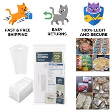 Eco-Friendly Resealable Polypropylene Bags - 200 Count for Gifting Storage