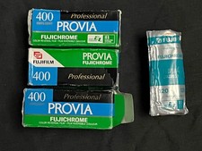 fuji provia 400F, 120mm, 4 rolls, expired 1998-2002, been refrigerated
