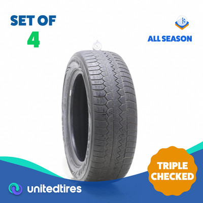 Set of (4) Used 225/60R18 Goodyear Eagle Enforcer All Weather 100V - 4.5/32