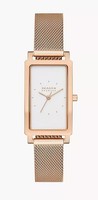 Skagen SKW3095 Hagen Lille Damenuhr Edelstahl RosèGold Milanaise Rechteckig Neu