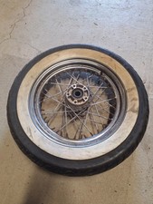HARLEY-DAVIDSON 16" RIM WHEEL  40 SPOKE W/ DUNLOP D402 MU85B16 REAR BACK TIRE