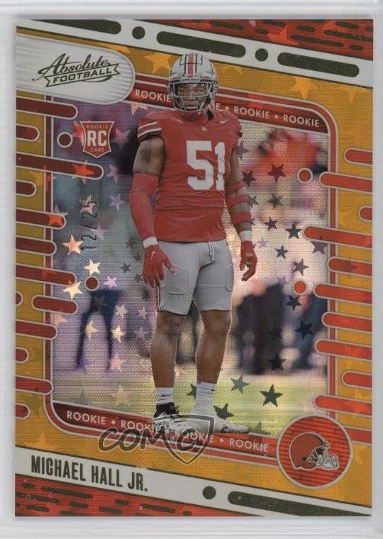 Michael Hall Panini Absolute #153 Gold Star