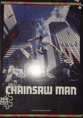 CHAINSAW MAN Jigsaw PUZZLE 300-pc PRE-OWNED COMPLETE 14x20  de.bored 2023