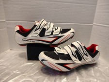 Venzo MX Men's Road Cycling Shoes # 10.5 US Excellent Condition Black Red White