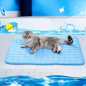 Large Pet Self Cooling Mat Cool Mat For Dogs Cats Pad Bed Mattress Heat Relief