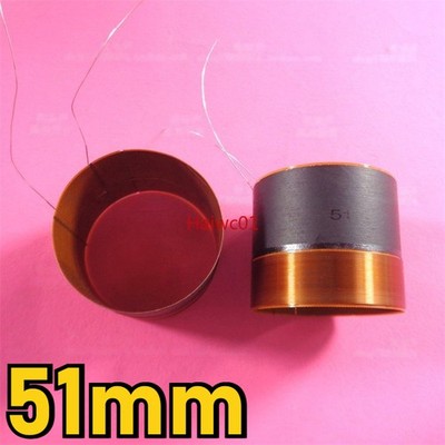 51mm 8Ω Woofer Voice Coil 2-Layer Pure Copper Wire Fiberglass Former Fast Ship