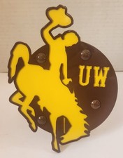 University Of Wyoming Bucking Horse Hitch Cover – Brown/Gold Cowboy  Joe