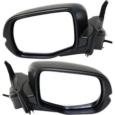 Power Mirrors For 2016 Honda Pilot Driver and Passenger Side Textured Black