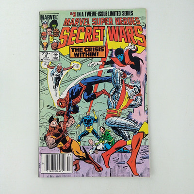Marvel Super Heroes Secret Wars #3 Newsstand 1st Titania VG/FN (1984 Marvel)