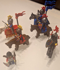 LEGO Black Monarch Castle Knights Castle 6085+6009+6017+6023+6035 with BA Complete