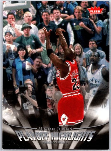 2007-08 Fleer Michael Jordan Box Set #PH12 Michael Jordan Playoff Highlights