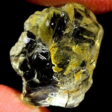 VS YELLOW AQUA 9.75ct UNHEATED AQUAMARINE ROUGH NATURAL100% FACET NR!