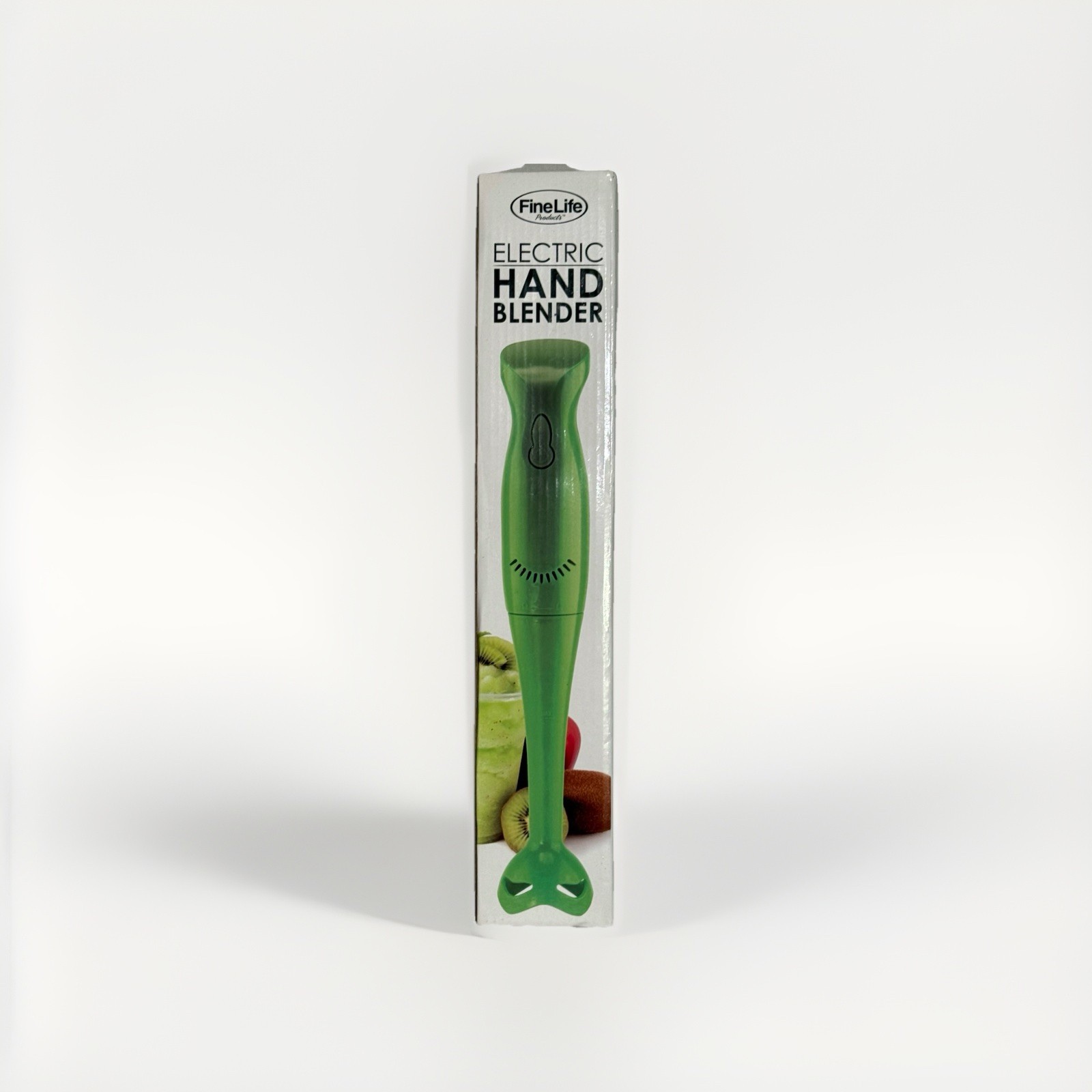 FineLife Electric Hand Blender Immersion Stick Blender Green Stainless Blade