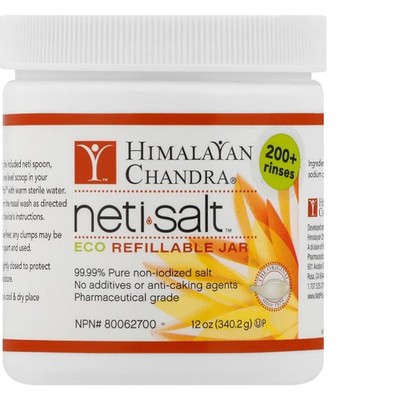 Natural Himalayan Pink Salt Jar, 12 oz - Pharmaceutical Grade for Wellness