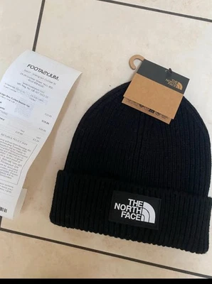 New The North face Beanie Hat Unisex Knitted Warm Winter Black UK