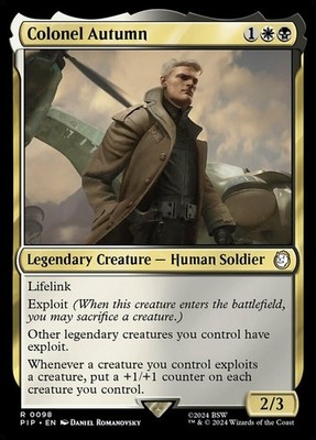 Colonel Autumn - Universes Beyond: Fallout #0098 MTG Magic The Gathering