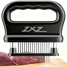 ZXZ Meat Tenderizer, 48 Stainless Steel Sharp Needle Blade, Heavy Duty Cooking T