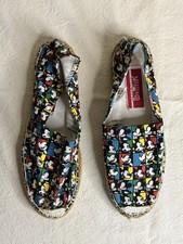 Vintage Mickey & Co Espadrilles Shoes Size 5 Women’s Disney Flats