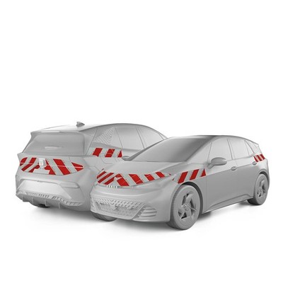 reflecto Kfz-Warnmarkierung passgenau für Cupra Born Baujahr ab 01-2022