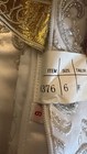Mary's Strapless Satin A-Line Wedding Dress 6 White/Silver Beaded 6376 — photo 5