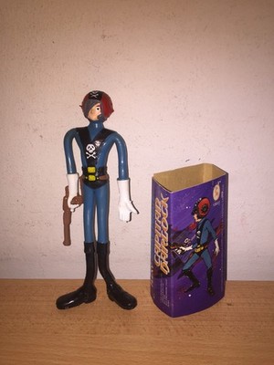 Rattenstämme Captain Harlock Albator TADASHI Bendable Flexi Gummi MIB Vintage