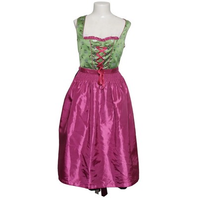 Bernd Naber, Dirndl, Größe: 34, Grün/Pink/Mehrfarbig, Baumwolle/Polyester #QpP