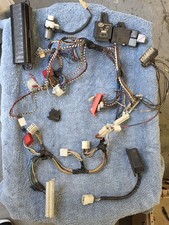 Fiat 124 Spider 2000 Oem Dash Harness With Many Other Misc Parts.