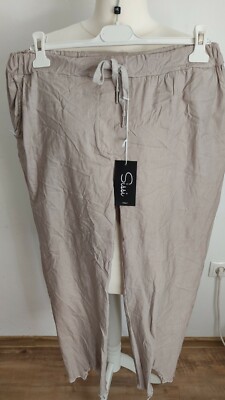 MADE IN ITALY Coole Ausgefranste Jogpants Jogger Gr. 44-48 NEU