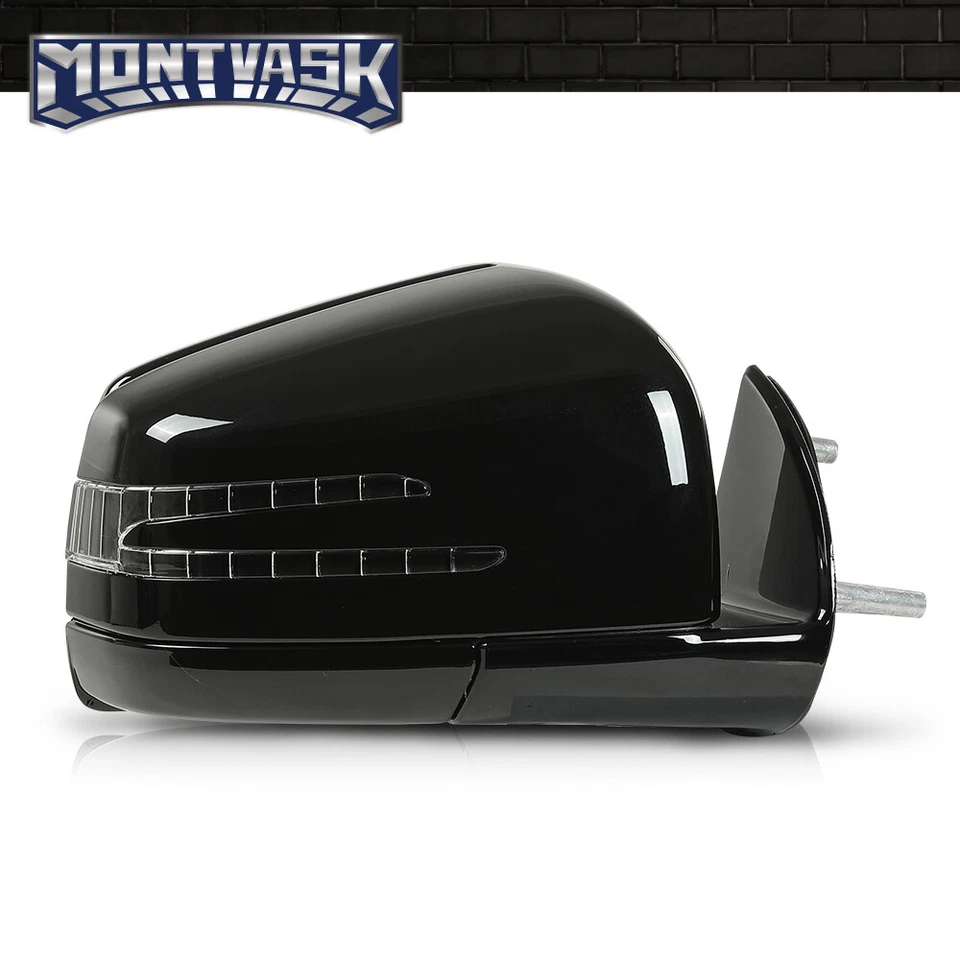 Espejo retrovisor derecho negro del lado del pasajero apto para Mercedes Benz ML350 GL450 2011-2012 Foto 2 de 4