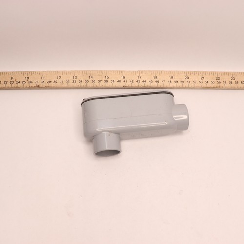 Kraloy Rigid NonMetallic Type LB Conduit Fitting PVC Gray 1" LB10 eBay