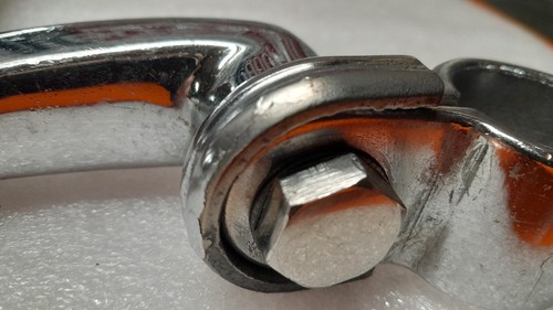 Harley Davidson pedane da riposo paramotore originali con logo cromate - Foto 12 di 20