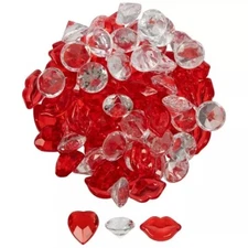 Valentine's Day or Everyday Love Hearts and Jewels Table Scatter Bowl Filler