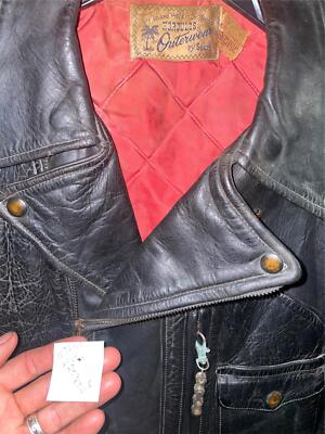 VTG 50S MEN L SEARS HERCULES OUTERWEAR HORSEHIDE LEATHER VTG 50S MEN L SEARS HERCULES OUTERWEAR HORSEHIDE LEATHER