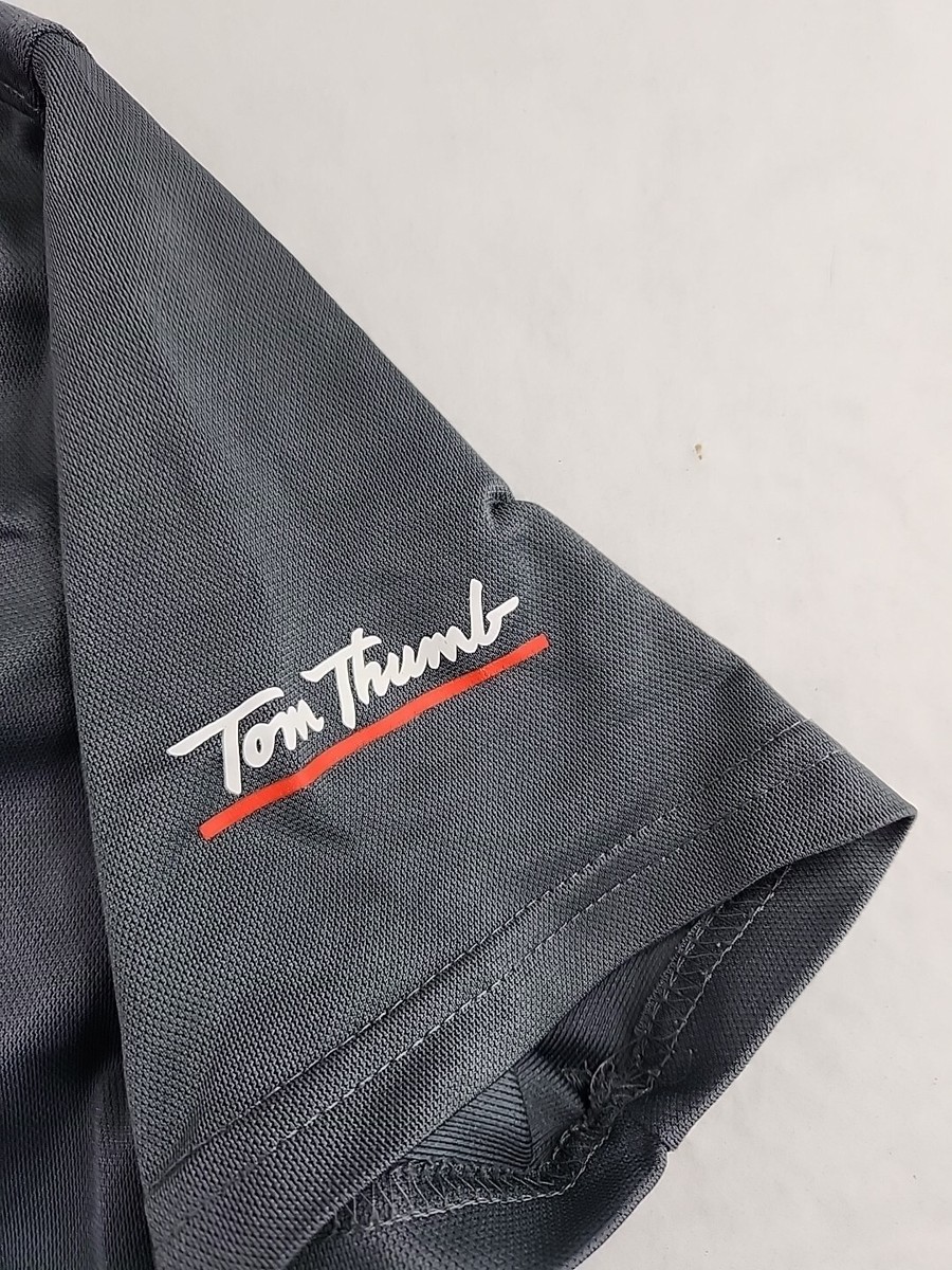 Tom Thumb Logo Womens Gray Polyester Work Polo Size Small View 5