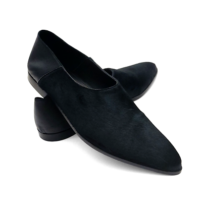 Bally Vegas Flat Loafers In Black Haircalf Leather US 11 EU  display picture 2