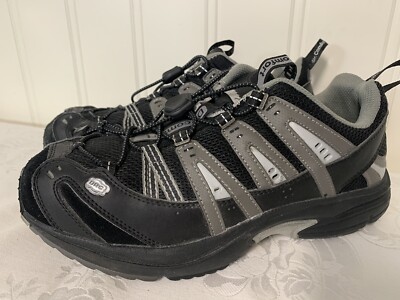 Comfort Shoes Men's Size: Black/Silver Performance