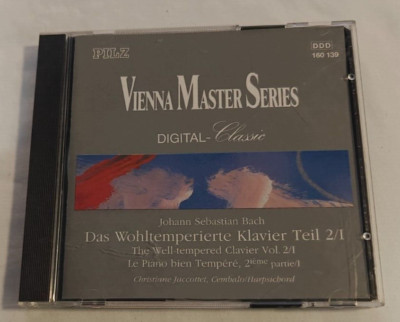 Bach: Das Wohltemperierte Klavier Teil 2/1, Part 1 (CD, 1991)