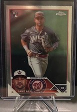Jake Alu 2023 Topps Chrome Update RC #USC65 Washington Nationals