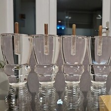 4x clear Solid  acrylic Feet/ Legs For Sofa, Beds, Chairs, Stools, Table