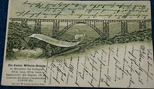 53588 Ak Greeting From The Bergisch Kaiser Wilhelm Bridge Müngsten Solingen 1911