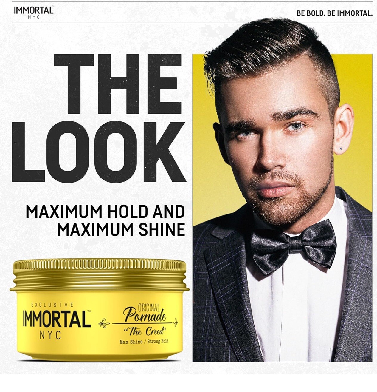 Immortal  NYC Original Pomade Max Shine/Strong Hold 150ml | The Creed