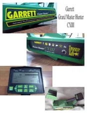 Garrett Grand Master Hunter CXIII Metal Detector Instruction Manual Find Coins